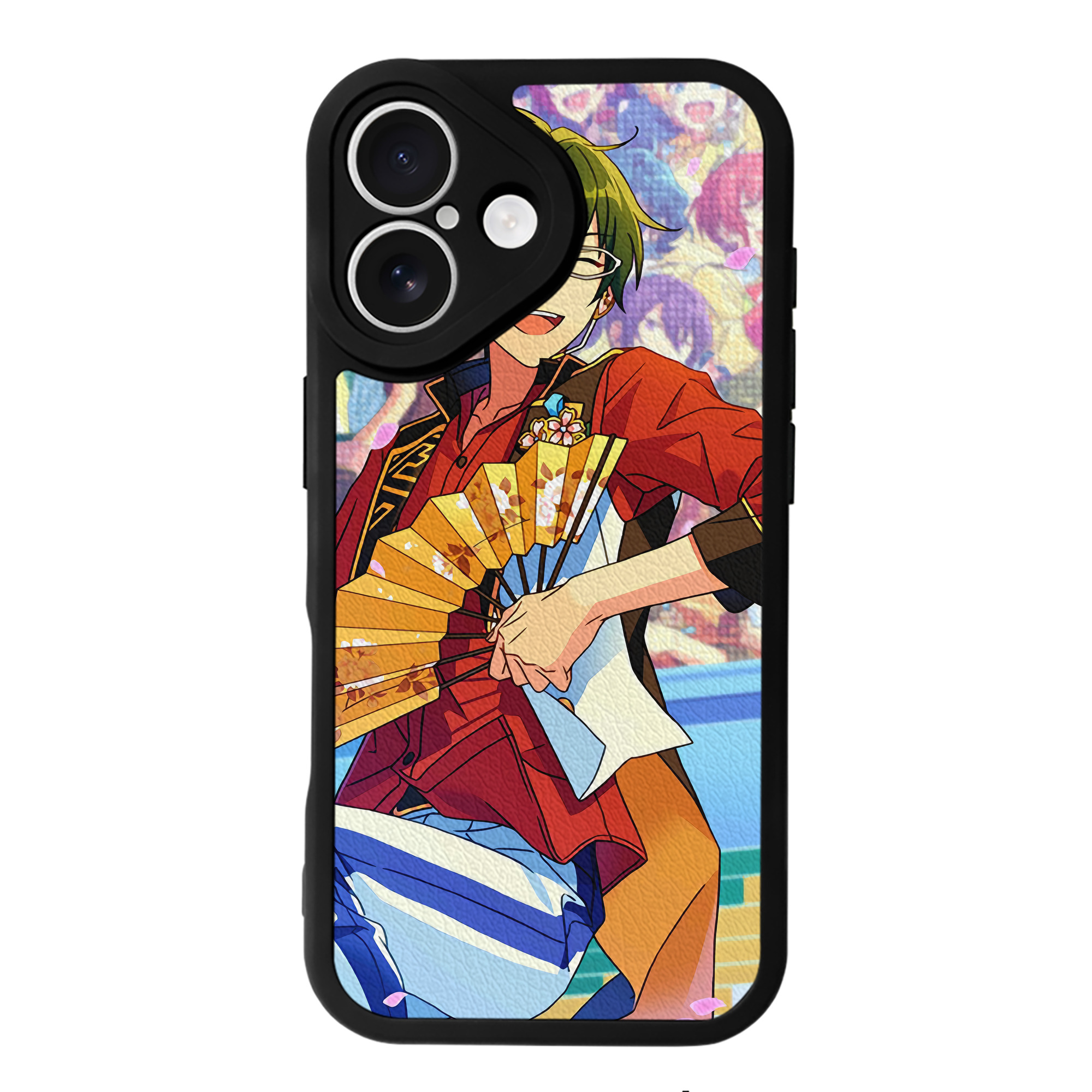 （画像用） あんさんぶるスターズ! Ensemble Stars 【iPhone 16シリーズ対応】シリコンスマホケース（レザー調） 材質：シリコン